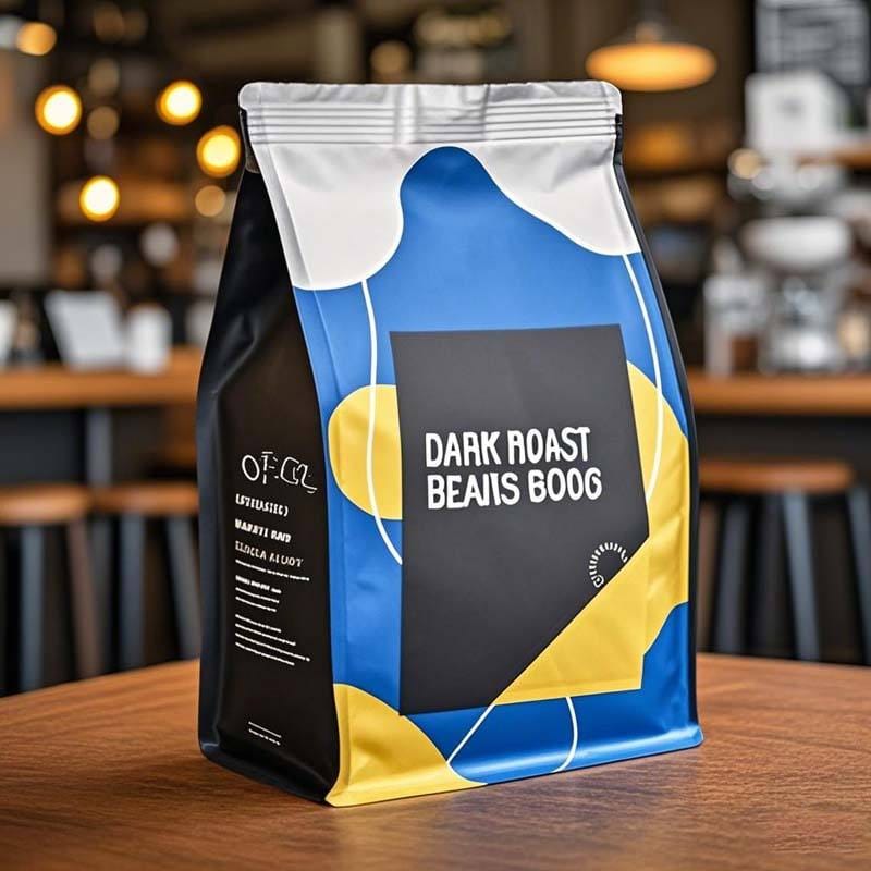 Custom-Printed-Matte-Composite-Bag-Square-500g